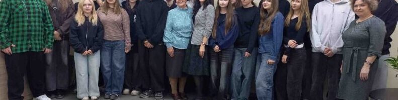 Встреча со школьниками в библиотеке Беломорска